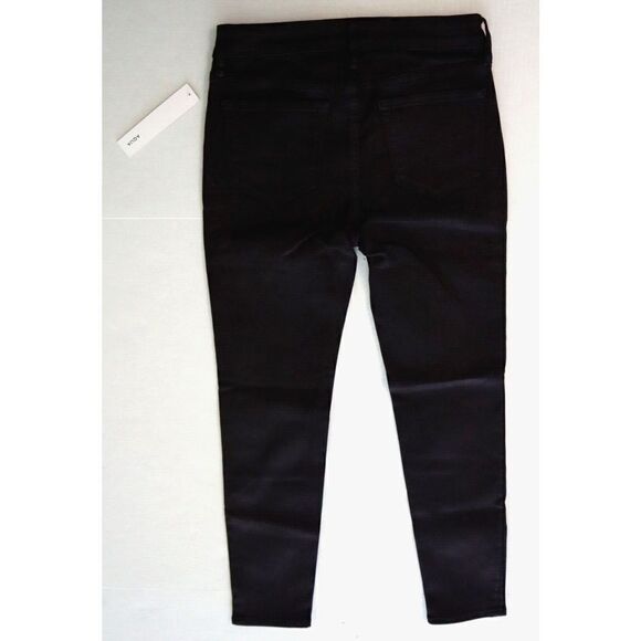 Aqua Woman's Sz 25 US 0 Burgundy Jackie Denim High Rise Colored Skinny Jeans $88 - Picture 3 of 4